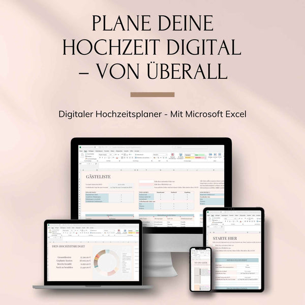 Digitaler Hochzeitsplaner – Excel