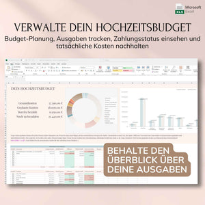 Digitaler Hochzeitsplaner – Excel